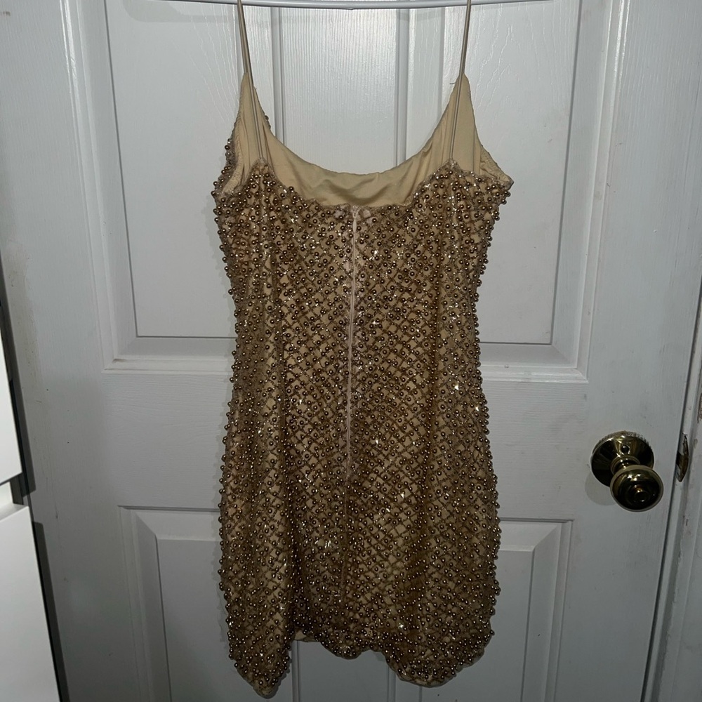 OhPolly gold sparkle dress